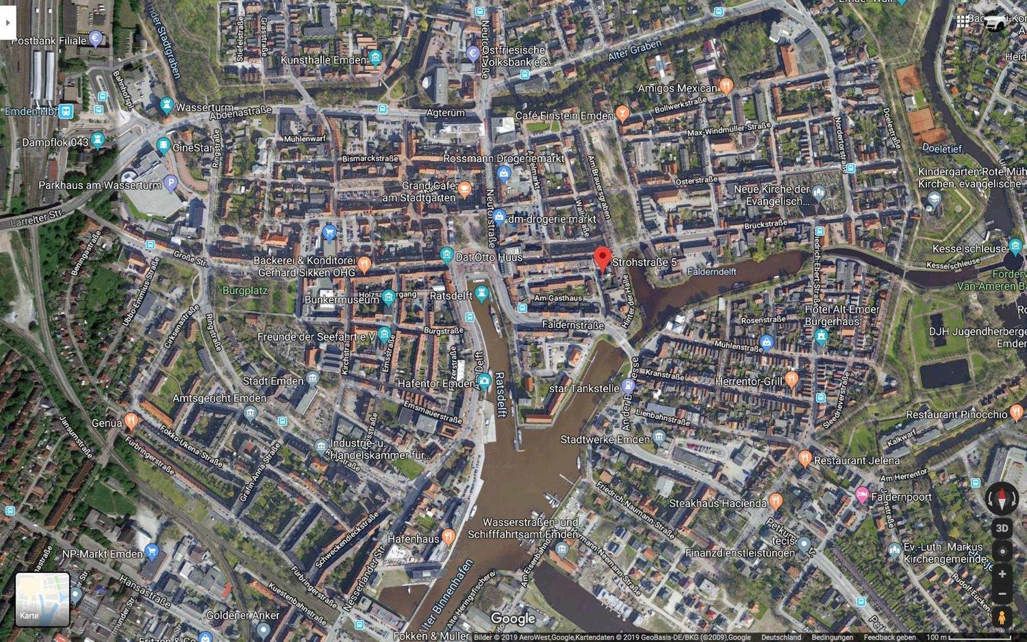 Ferienwohnung Domizil Am Delft II Емден Екстериор снимка